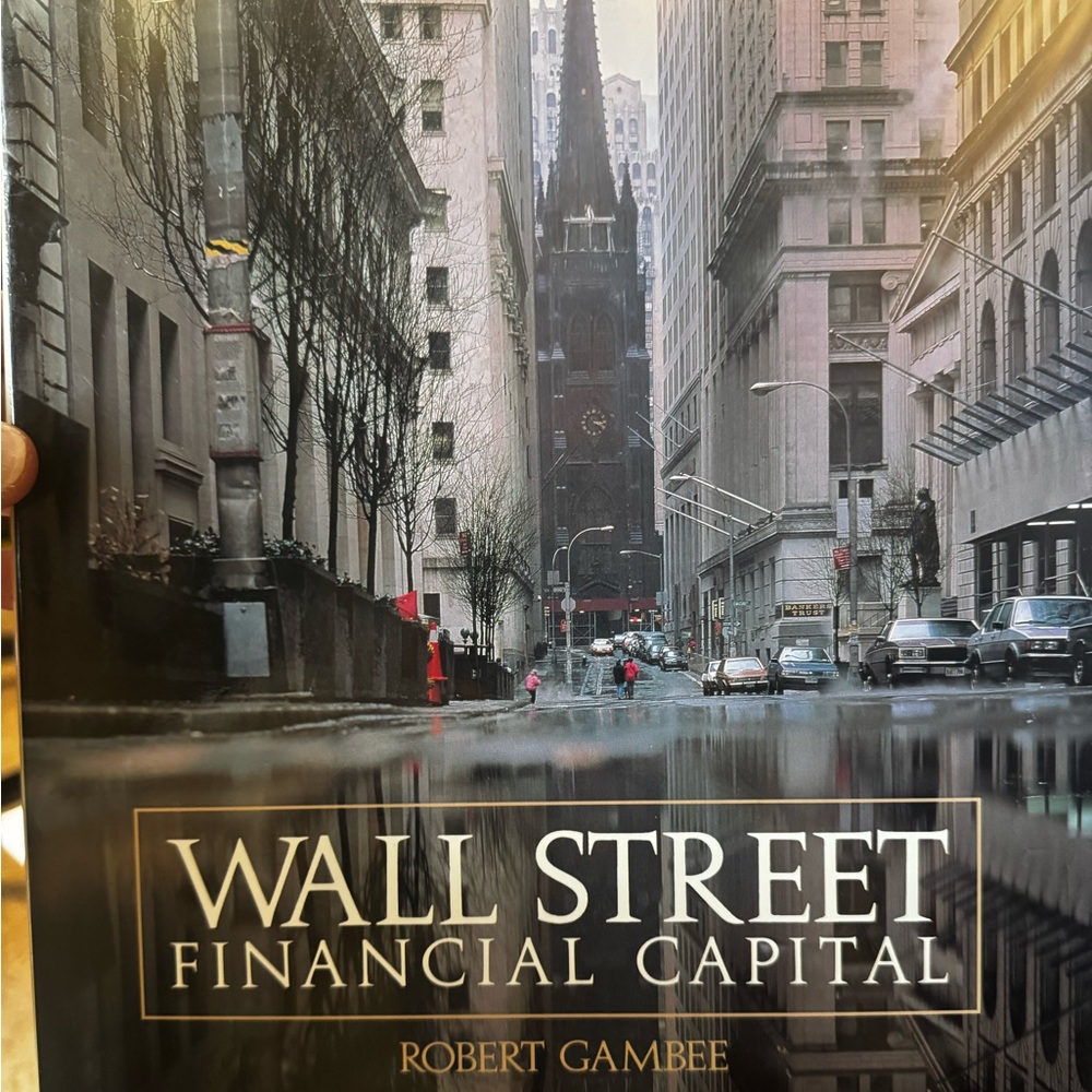 WALL STREET Financial Capital - 
Hardback Coffee Table Book